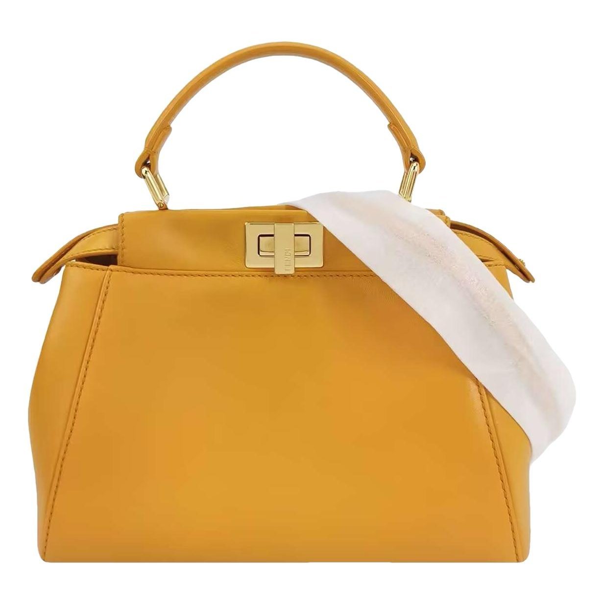 Peekaboo leather handbag