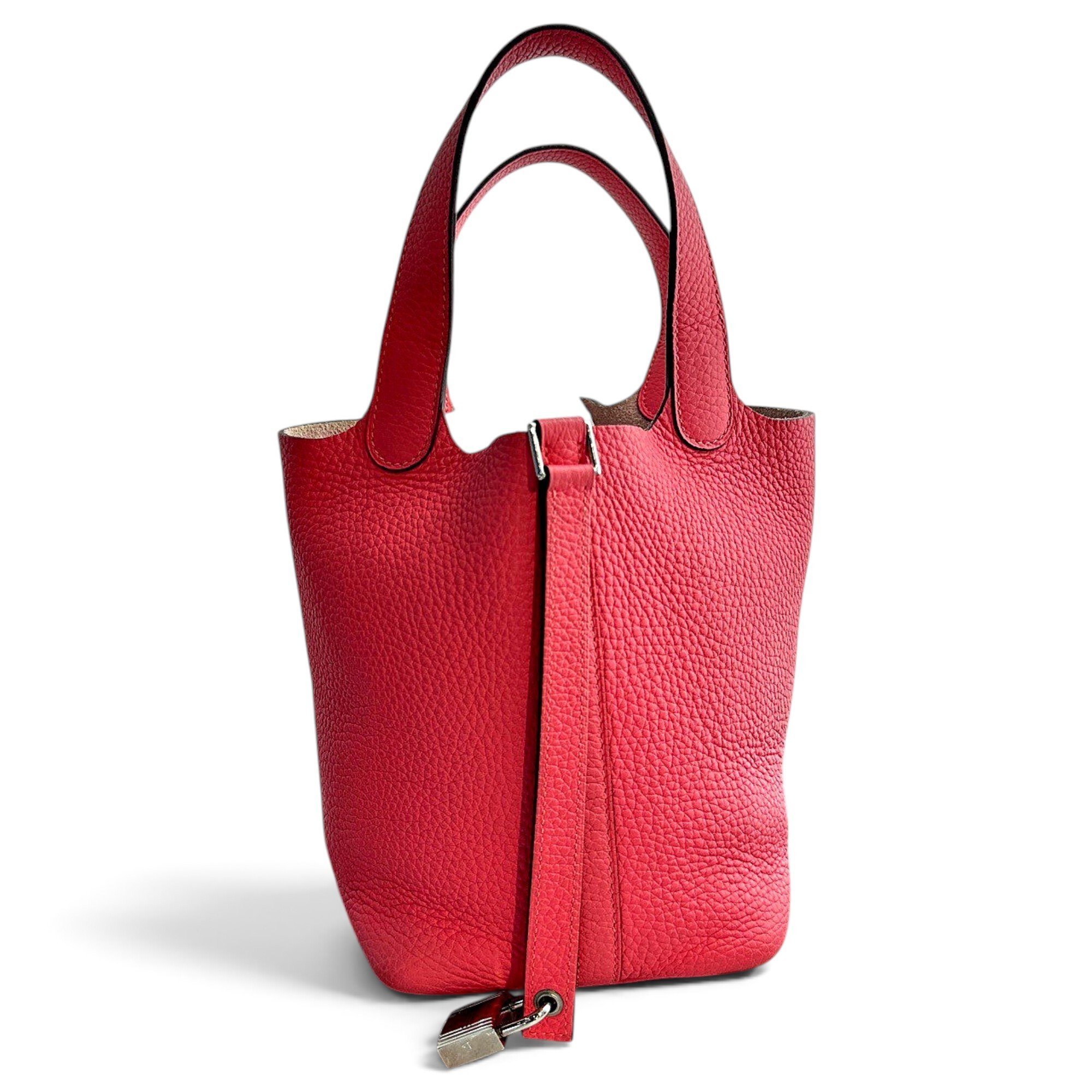 Picotin leather handbag