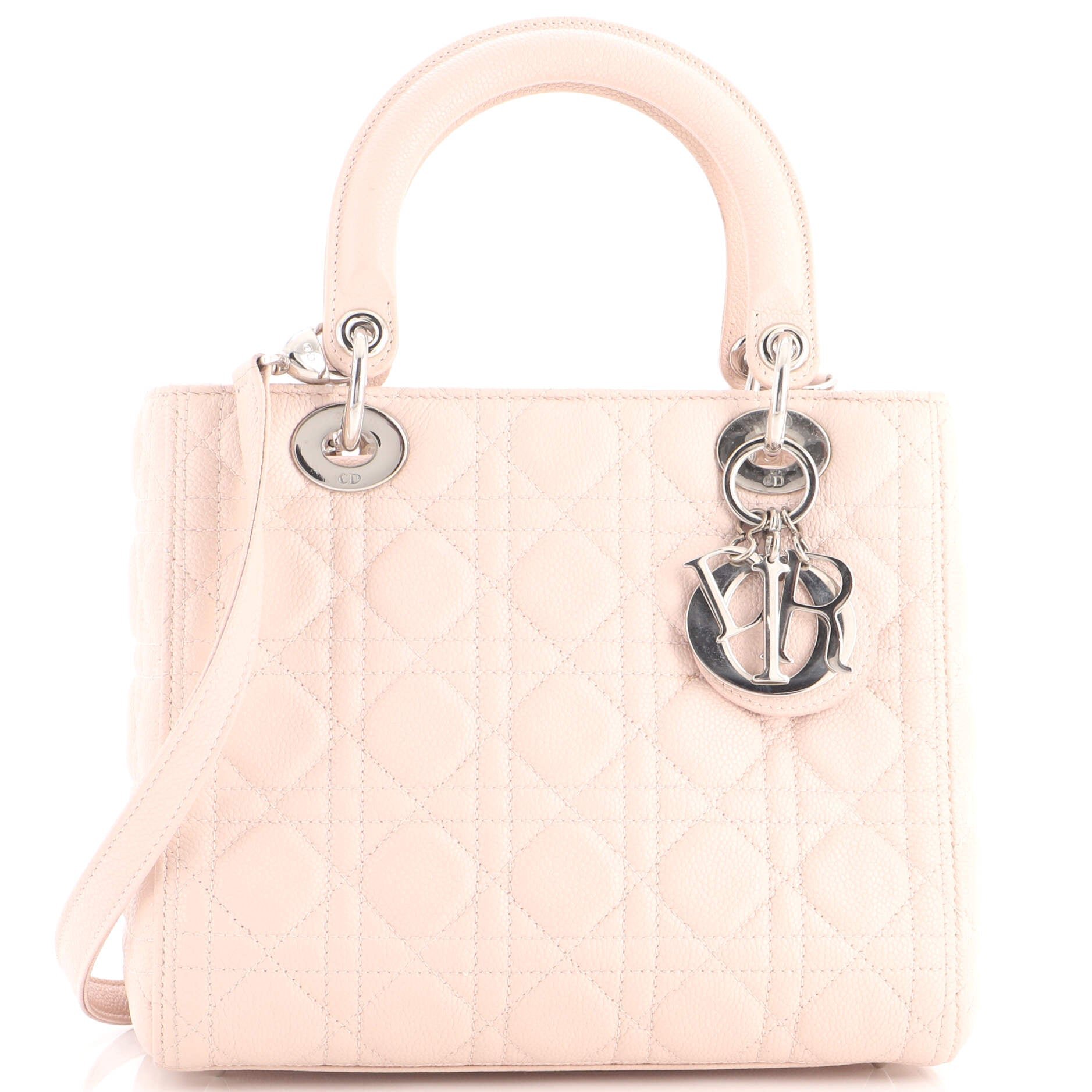 Lady Dior NM Bag Cannage Quilt Grained Lambskin Medium