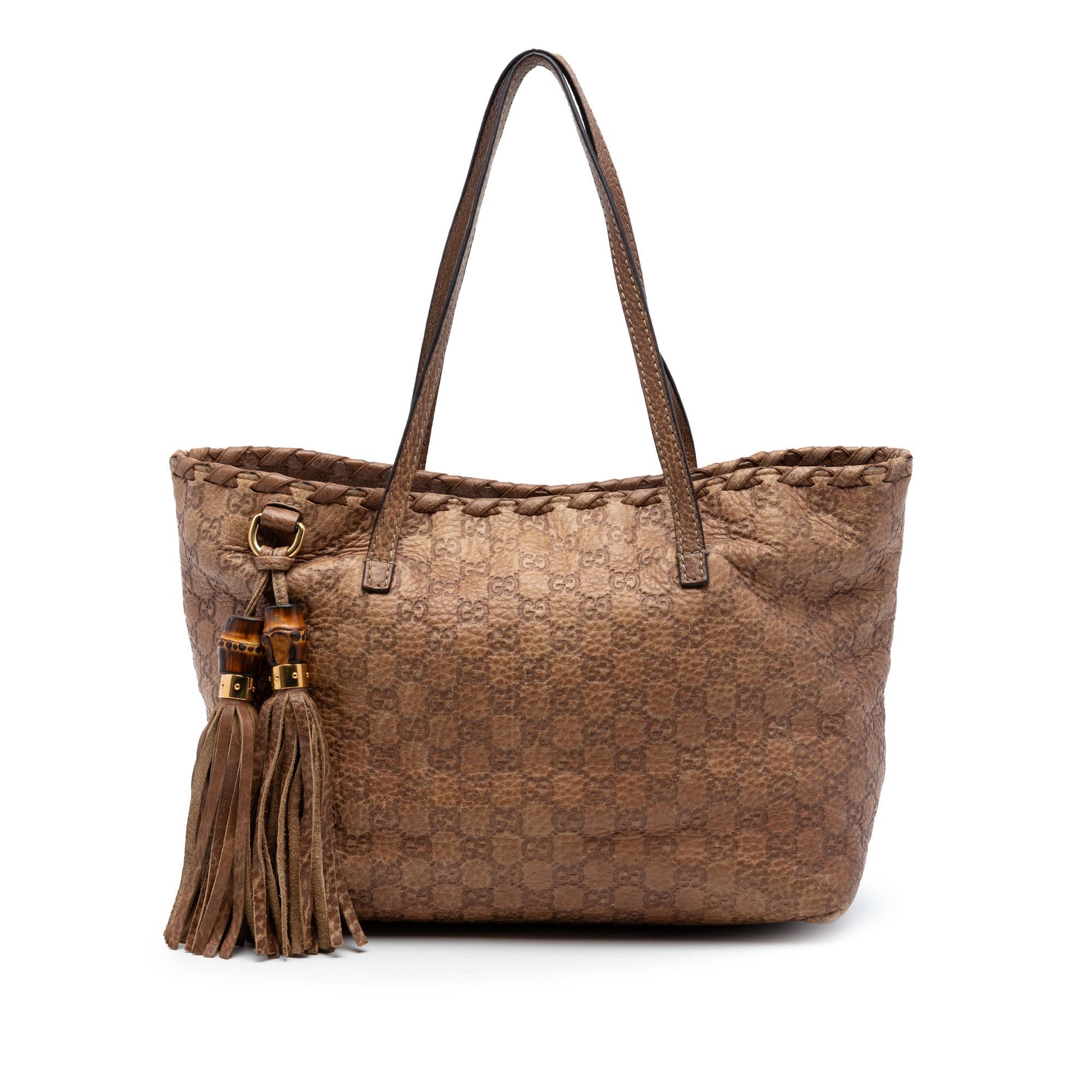 Leather tote