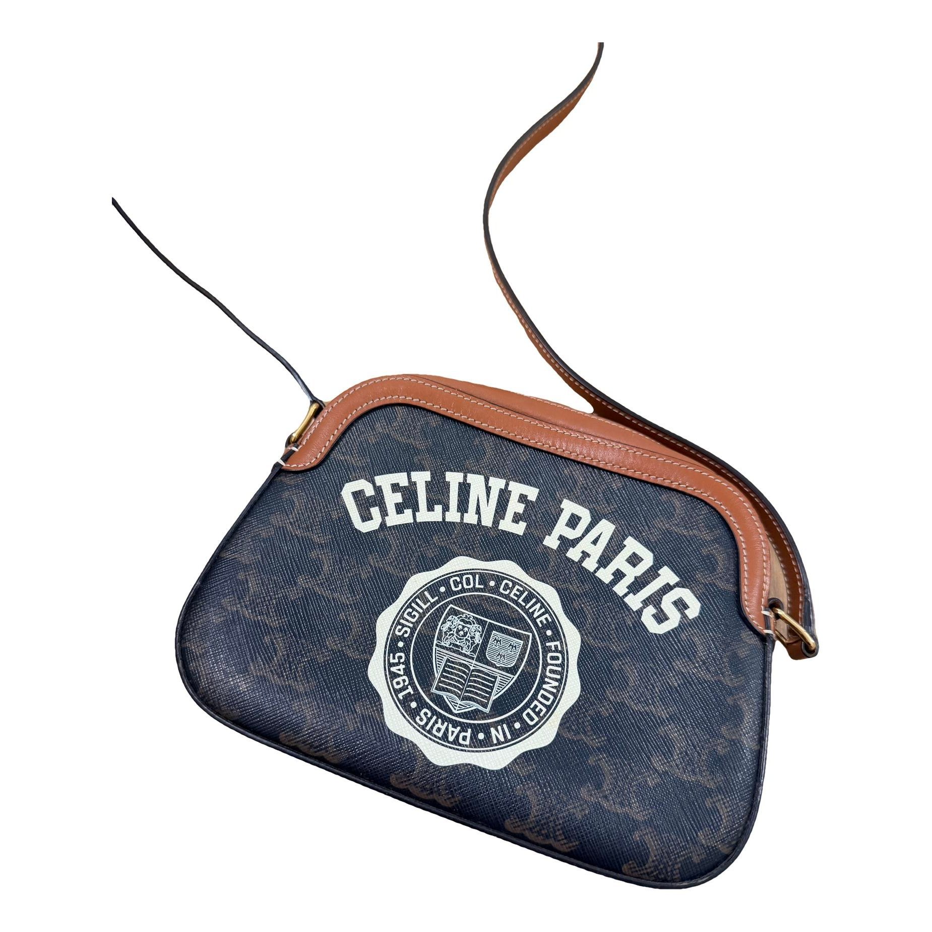 Triomphe leather handbag