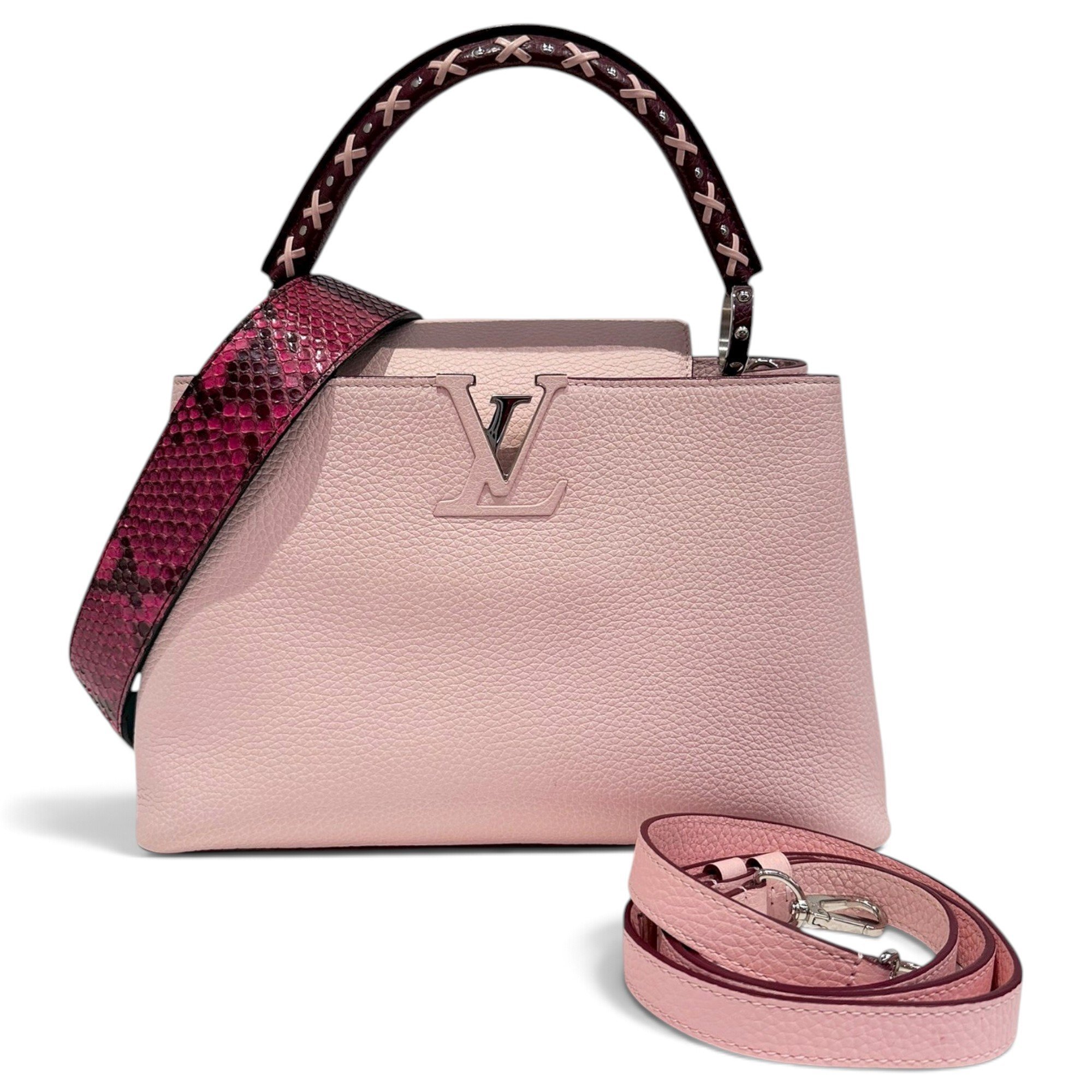 Capucines leather handbag