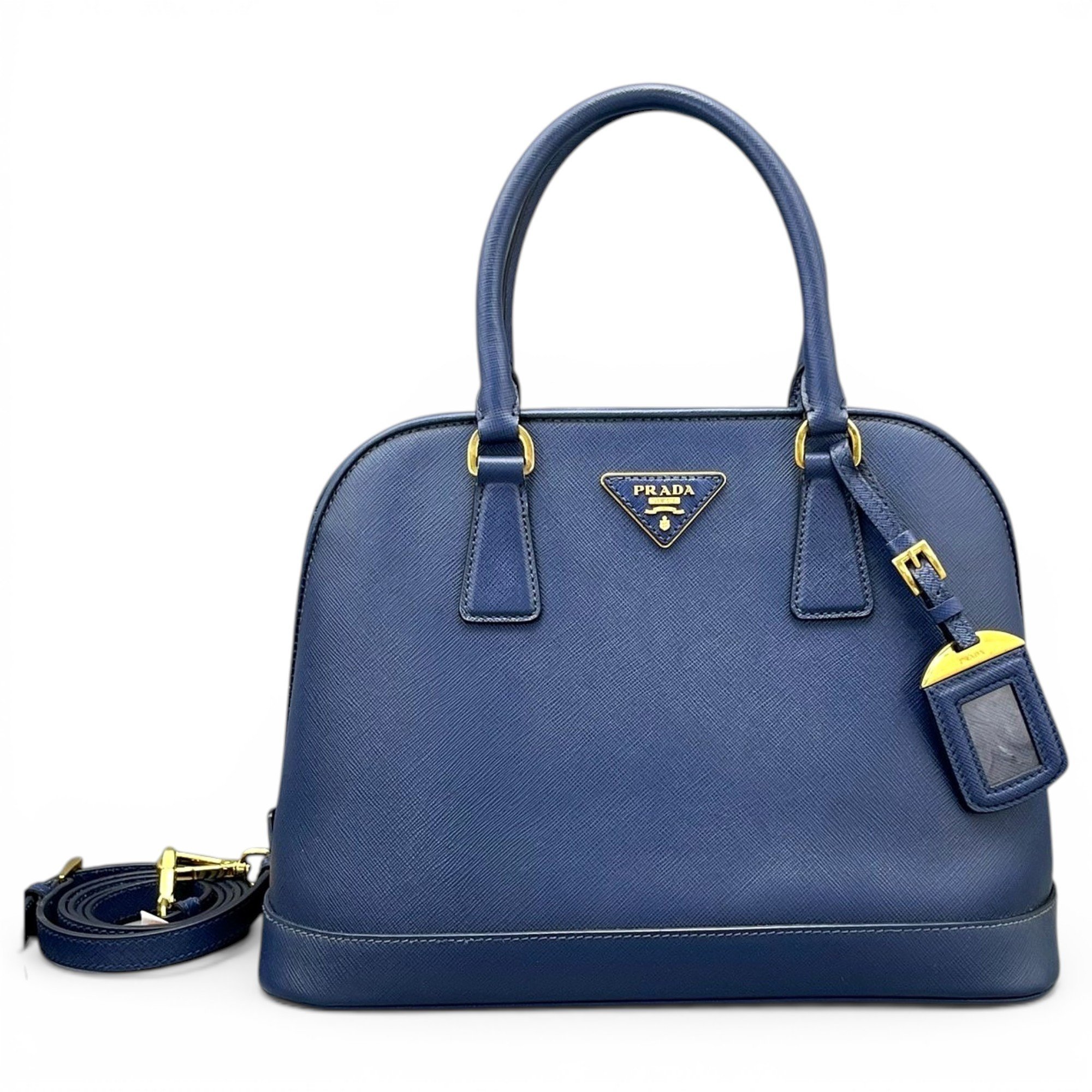 Promenade leather handbag