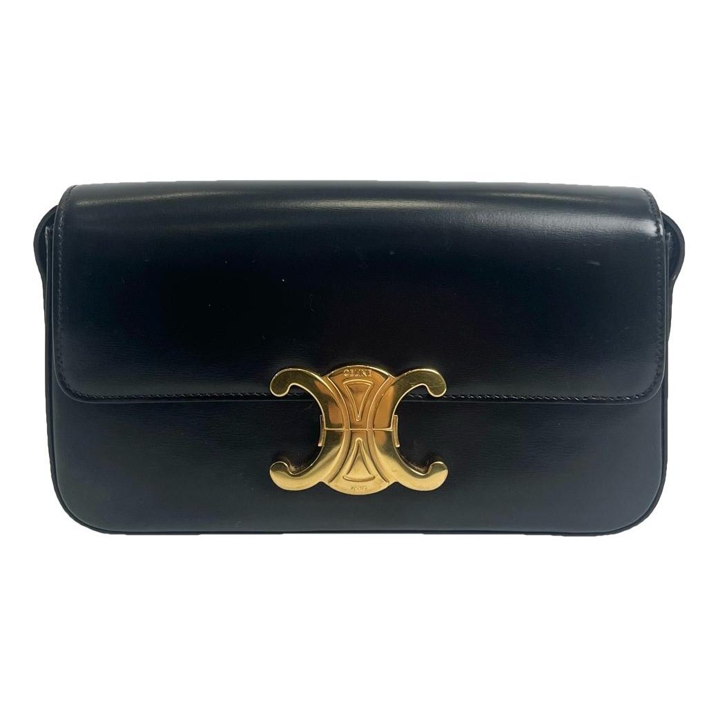 Triomphe Long leather handbag