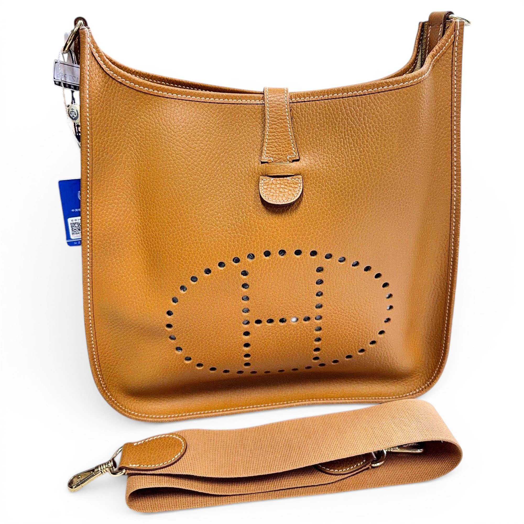 Evelyne leather crossbody bag