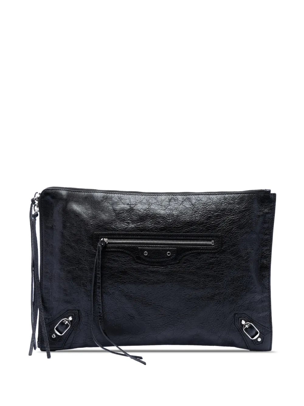 2016 Lambskin Motocross Classic Zip Around Flat clutch bag