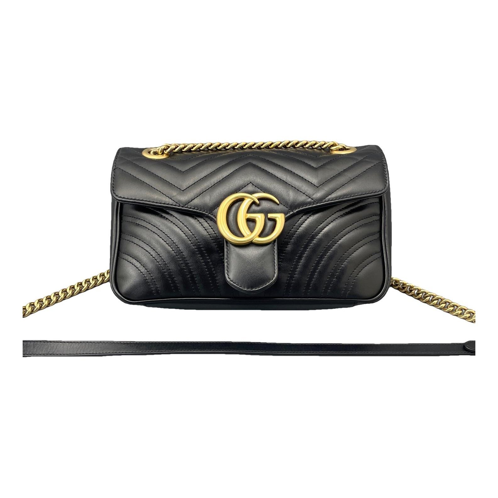 GG Marmont Flap leather handbag