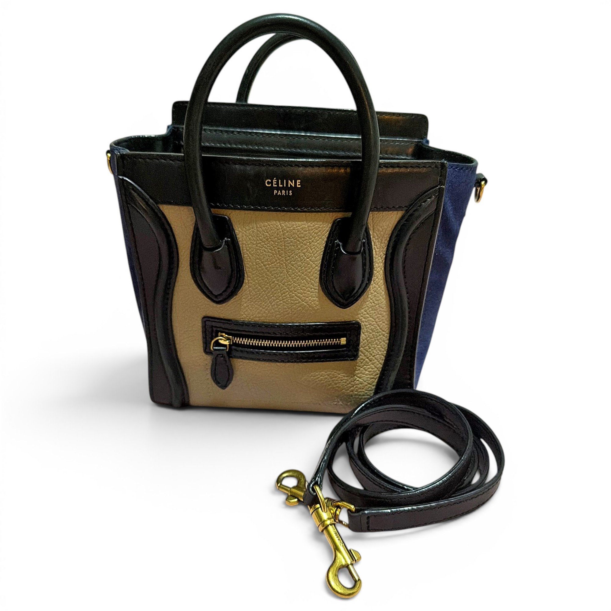 Nano Luggage leather handbag