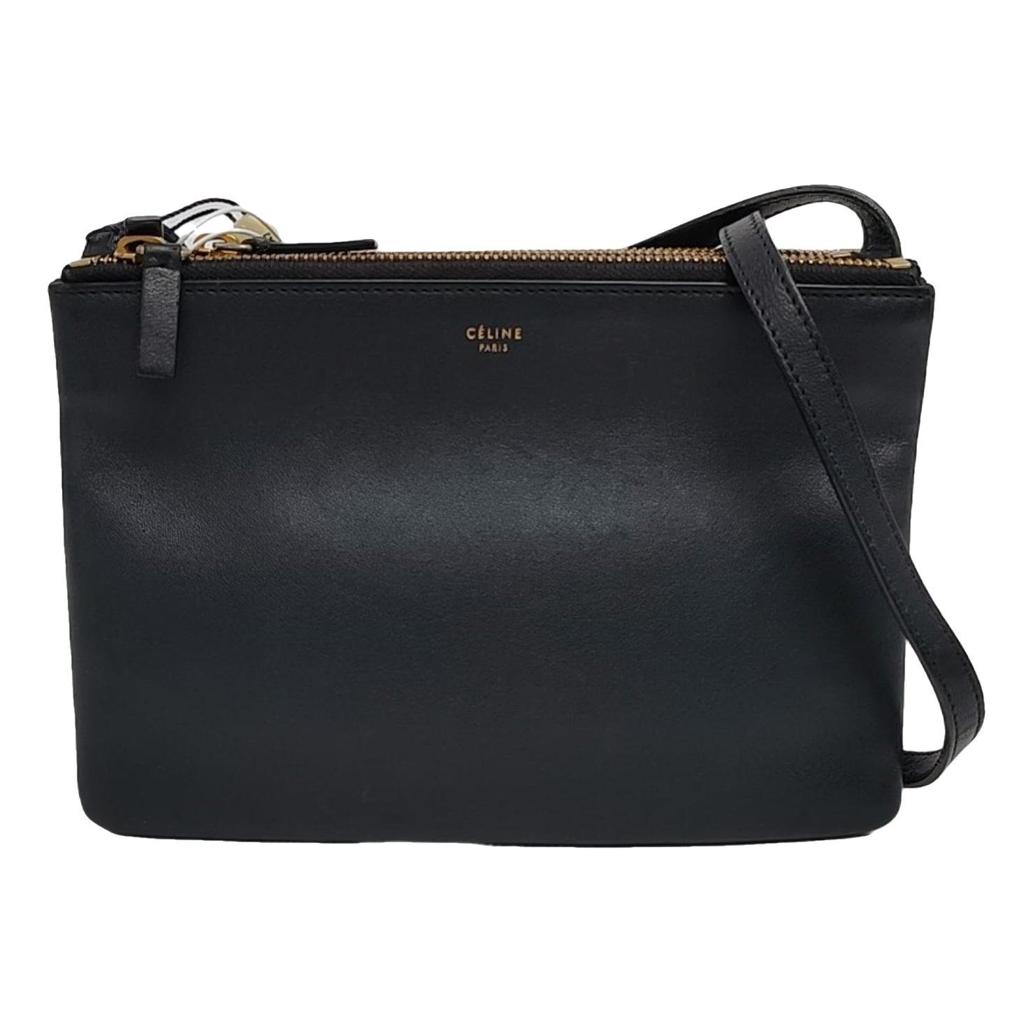 Trio leather crossbody bag