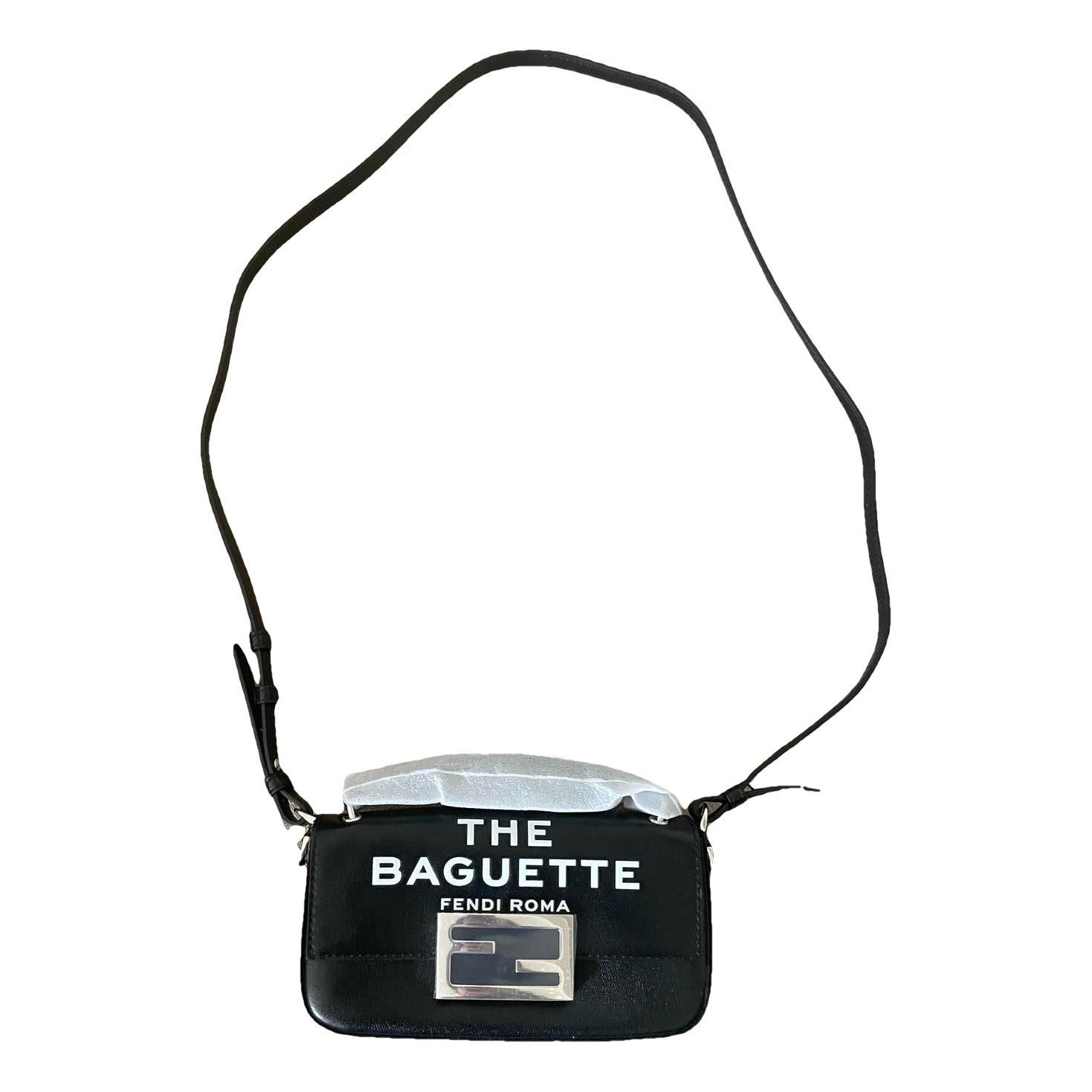 Baguette leather handbag