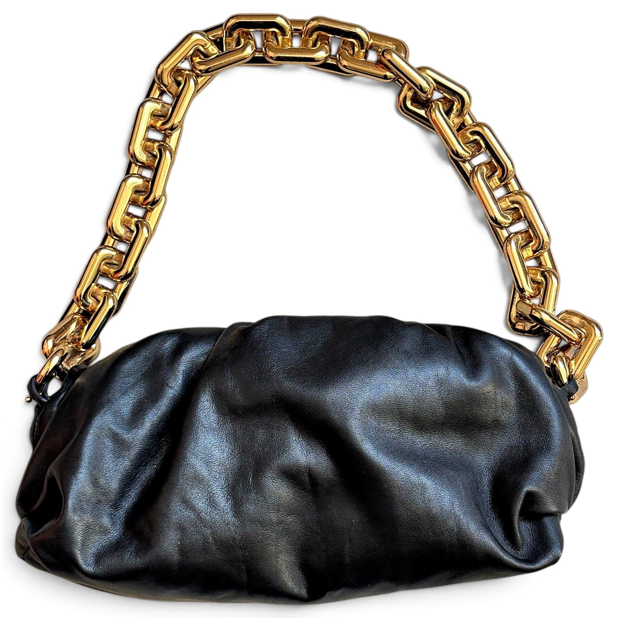 Chain Pouch leather handbag