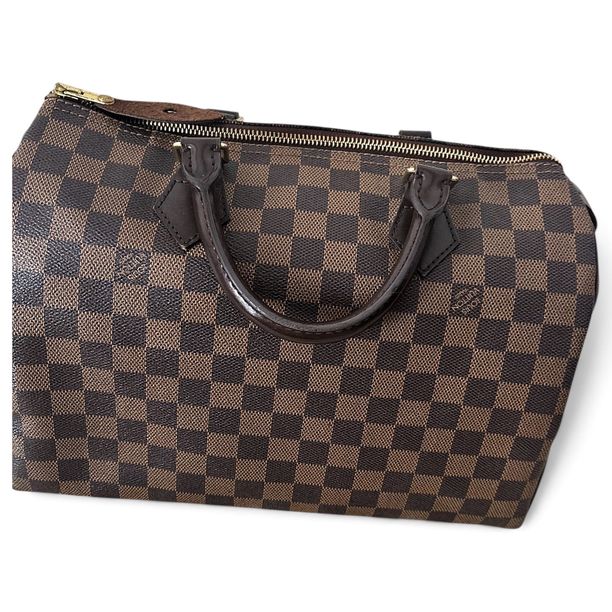 Speedy leather handbag