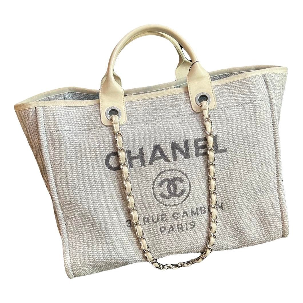 Deauville leather tote