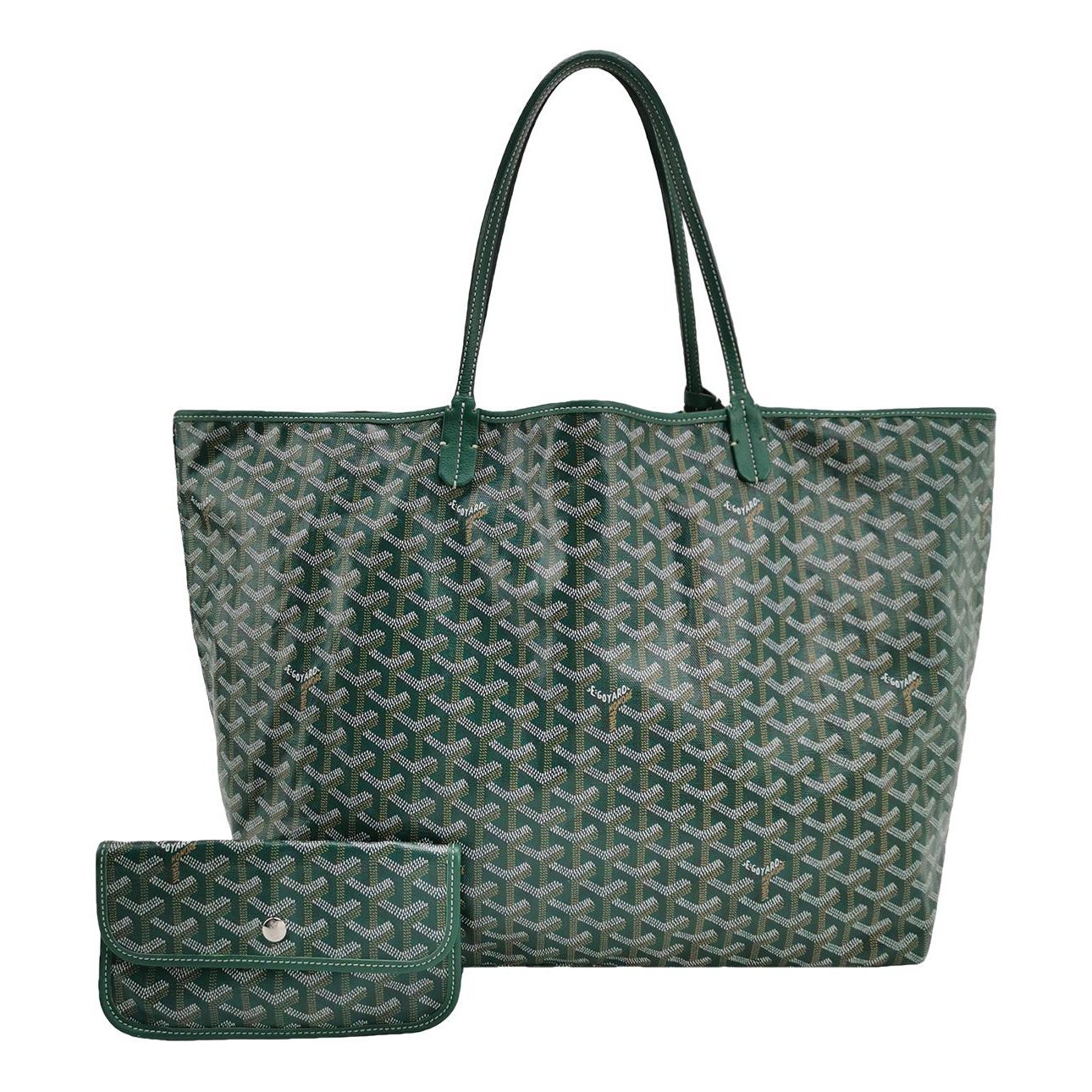 Goyard Anjou leather tote