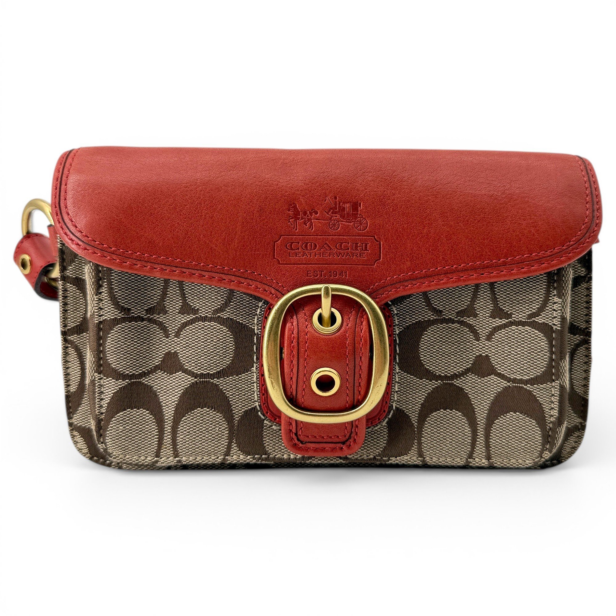 Signature Sufflette leather handbag