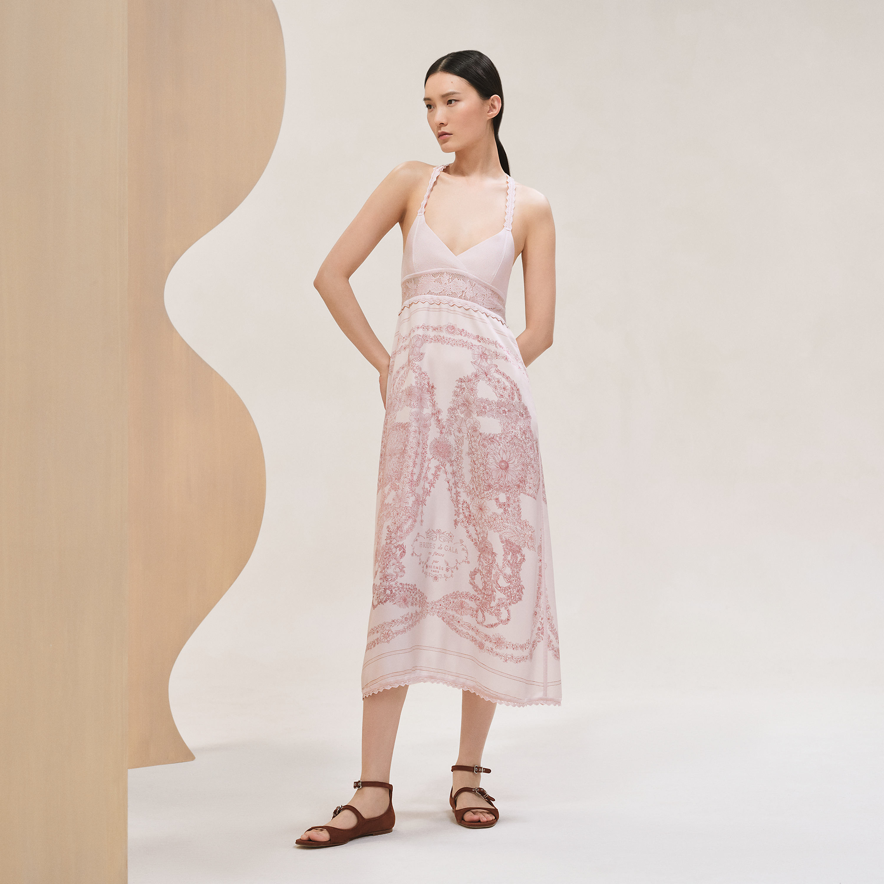 "Brides de Gala en Fleurs" twillaine nightgown dress