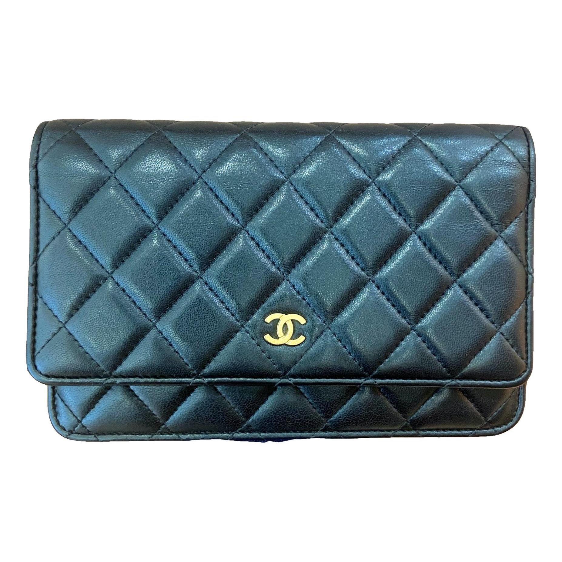 Trendy CC Wallet on Chain leather crossbody bag