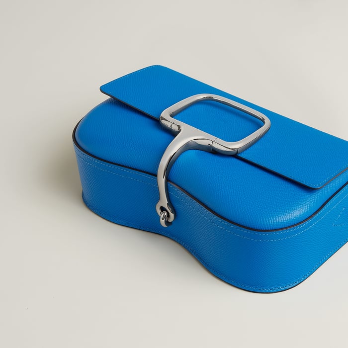 Bleu Hydra Hermès Della Cavalleria Elan Bag