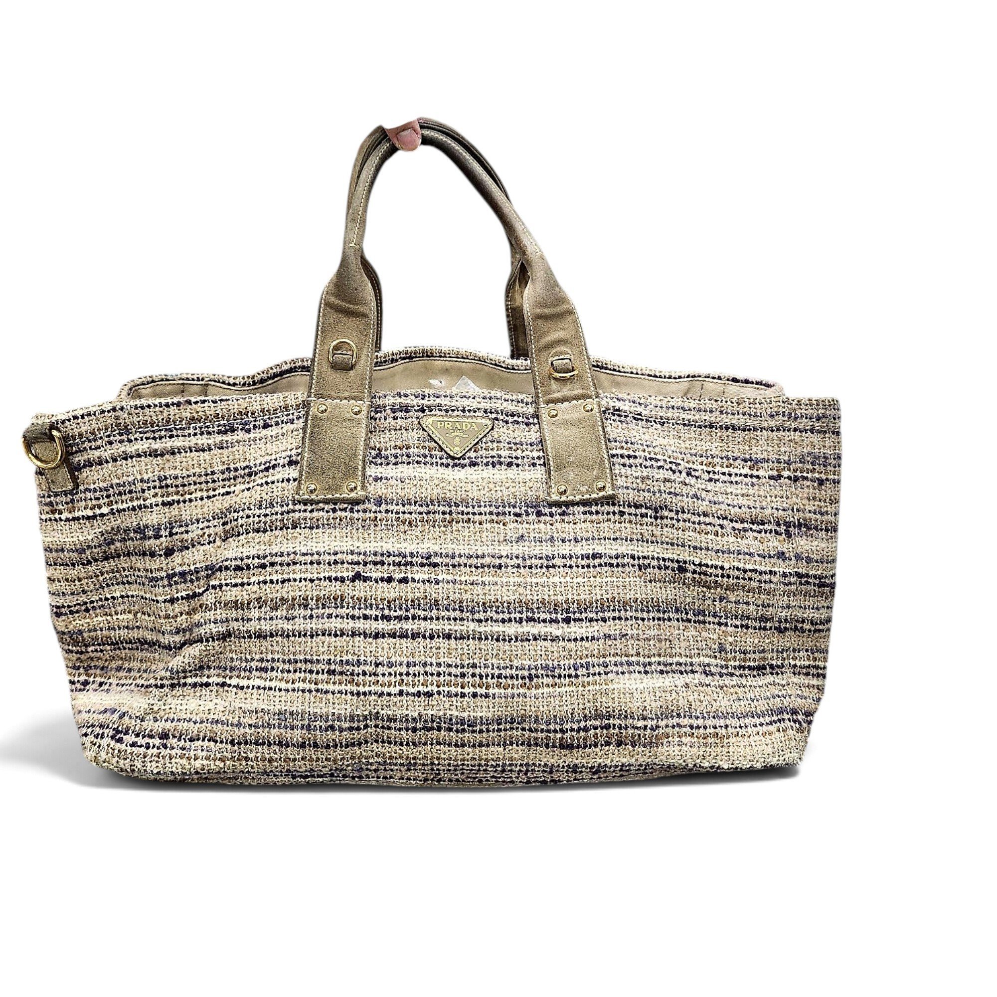 Tweed tote