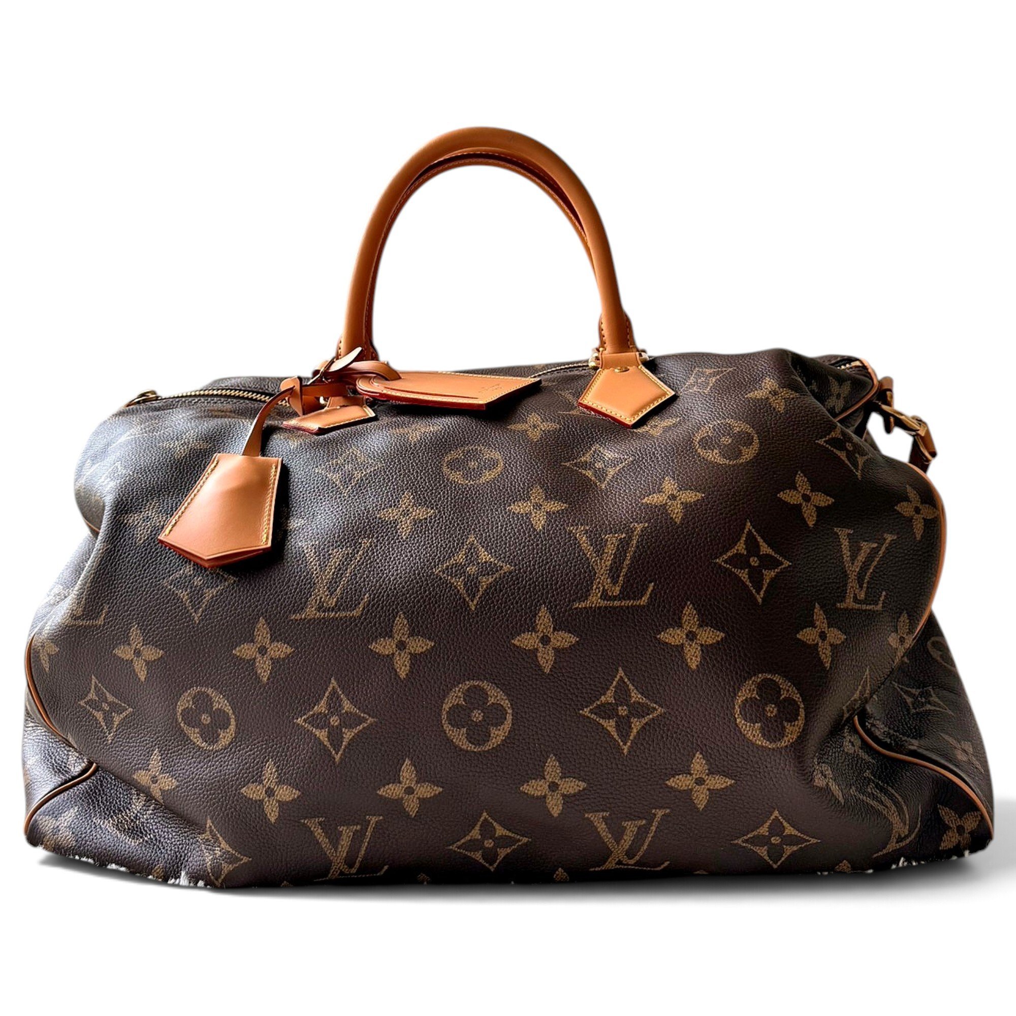 Leather travel bag