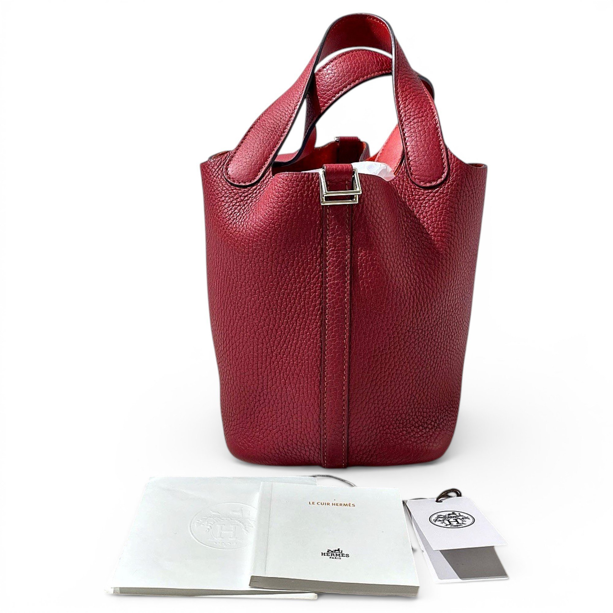 Picotin leather handbag