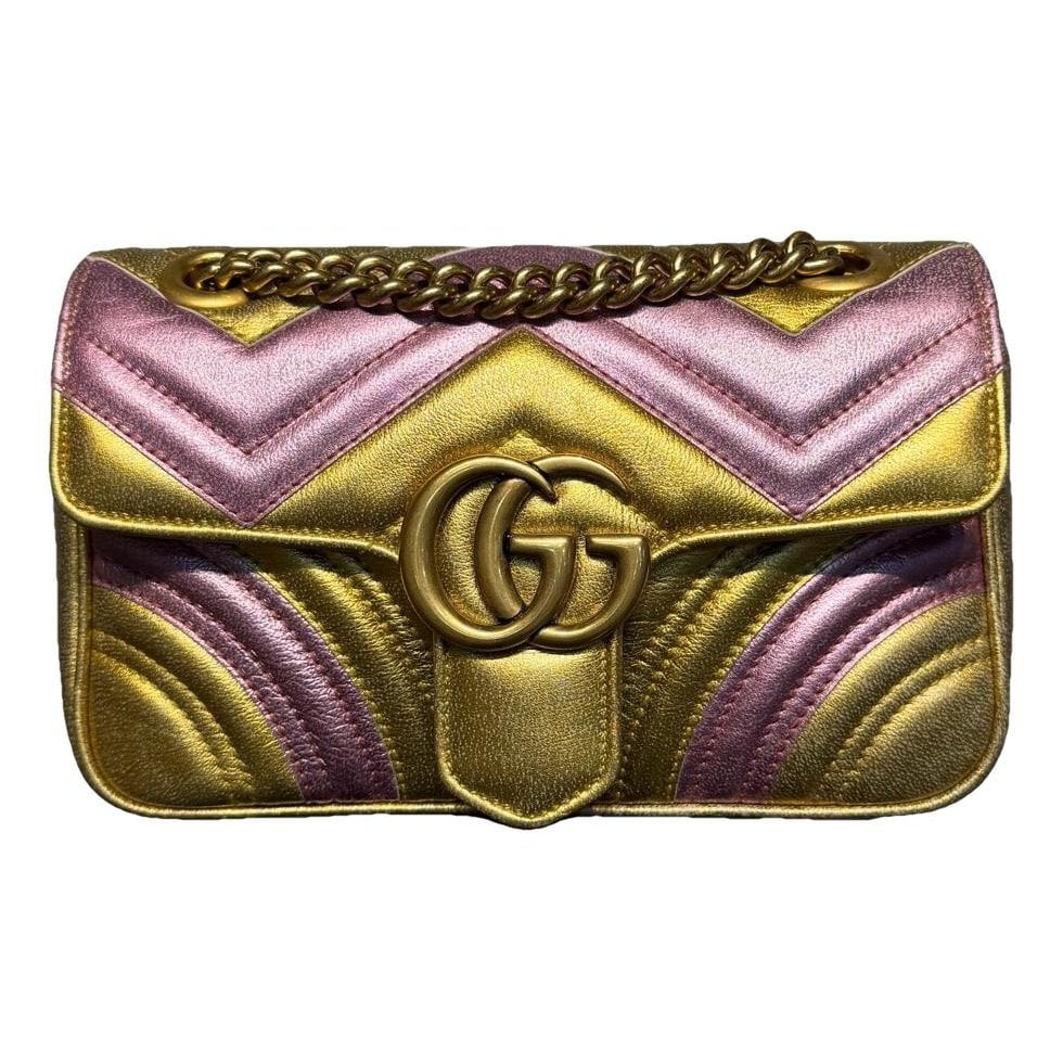 GG Marmont Flap leather crossbody bag
