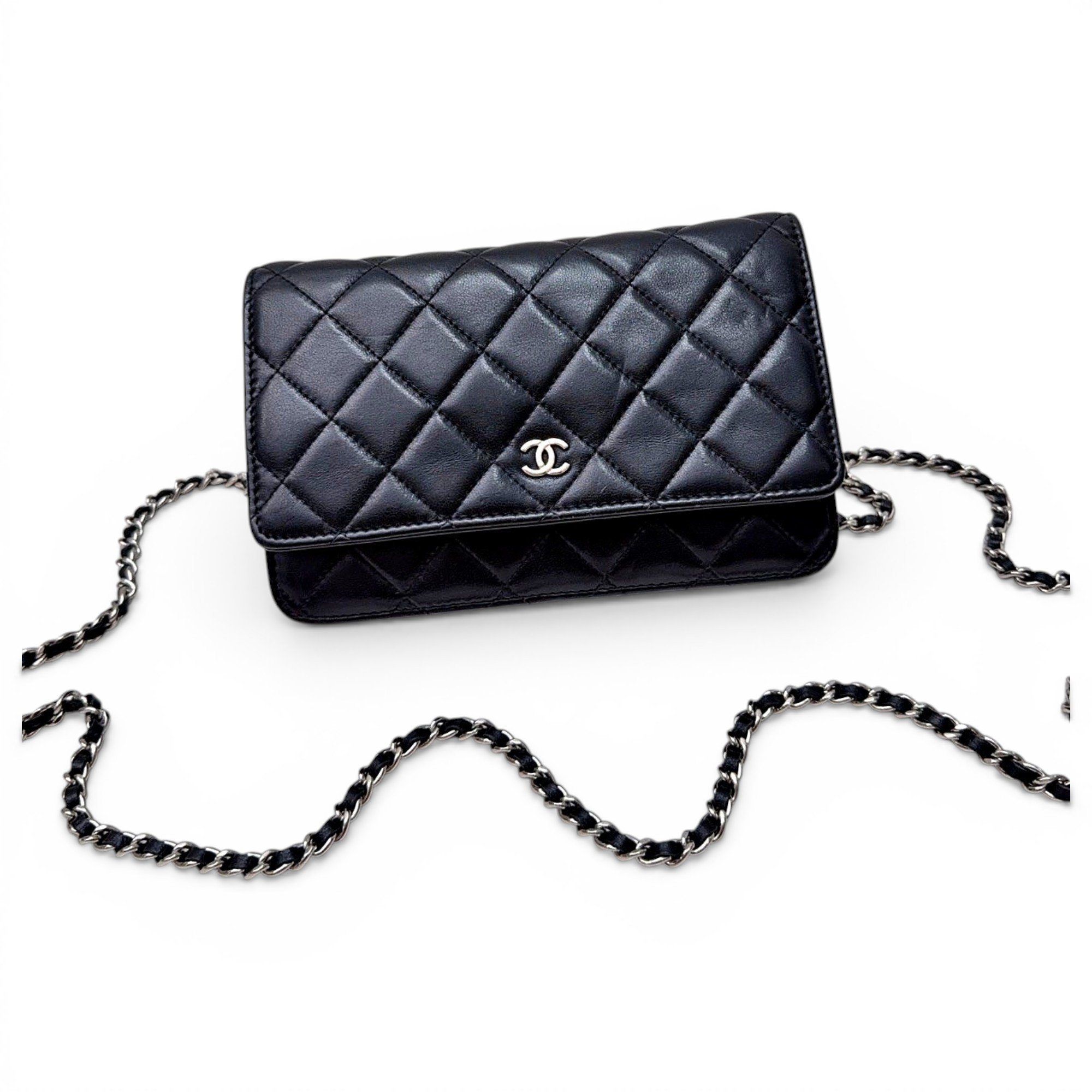 Wallet On Chain Timeless/Classique leather handbag