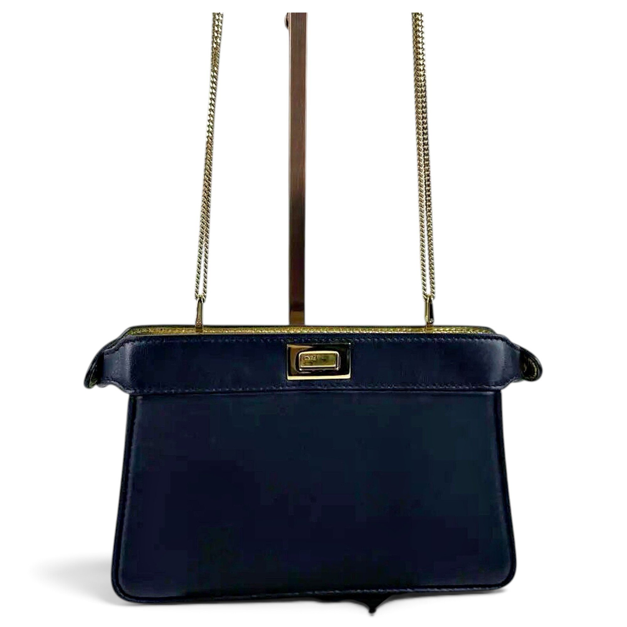 Peekaboo leather handbag