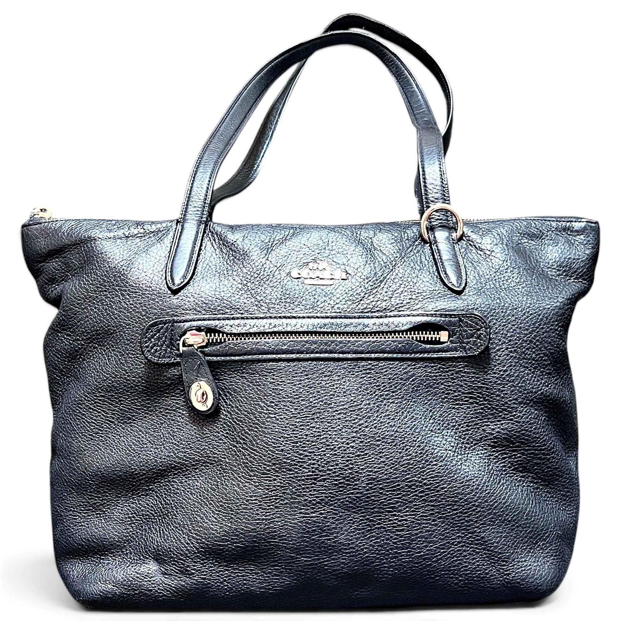 Leather tote