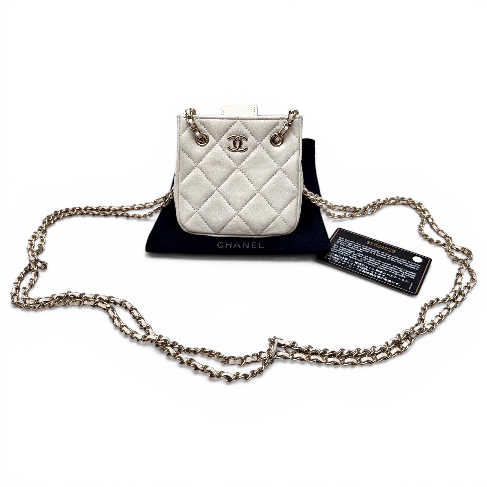 2.55 Phone leather handbag