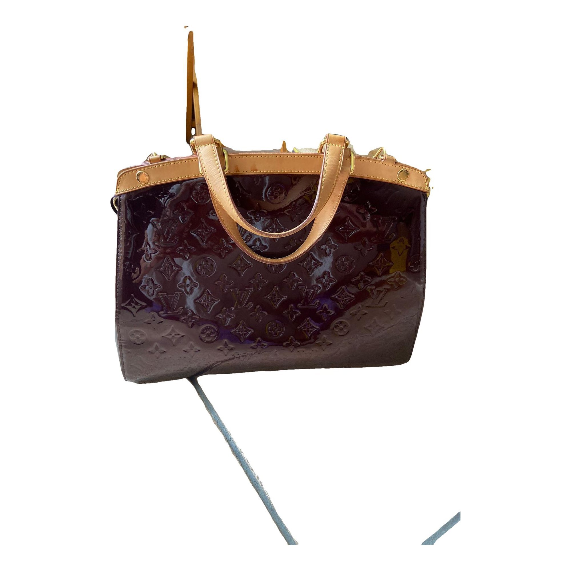 Bréa patent leather handbag