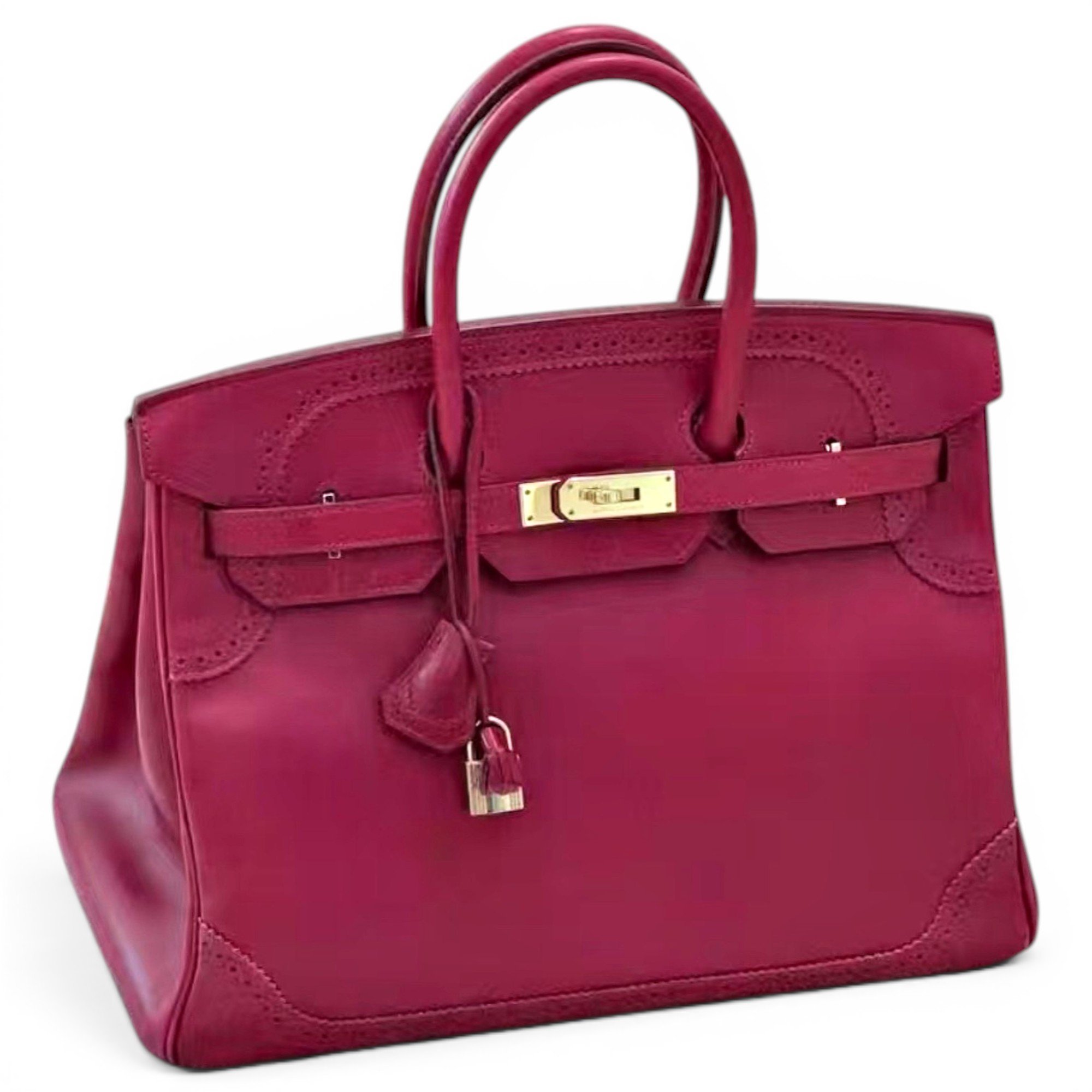 Leather handbag