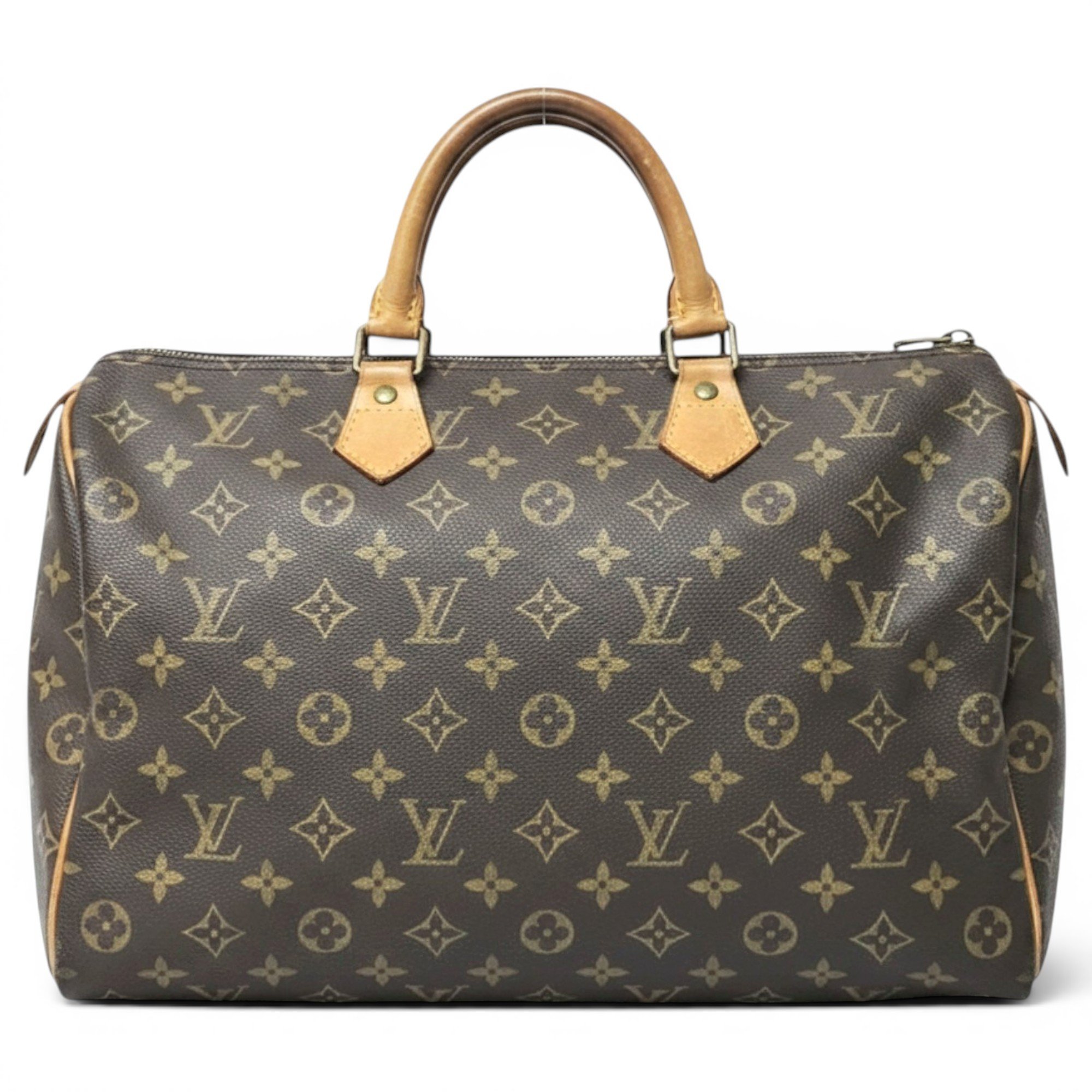 Speedy leather handbag