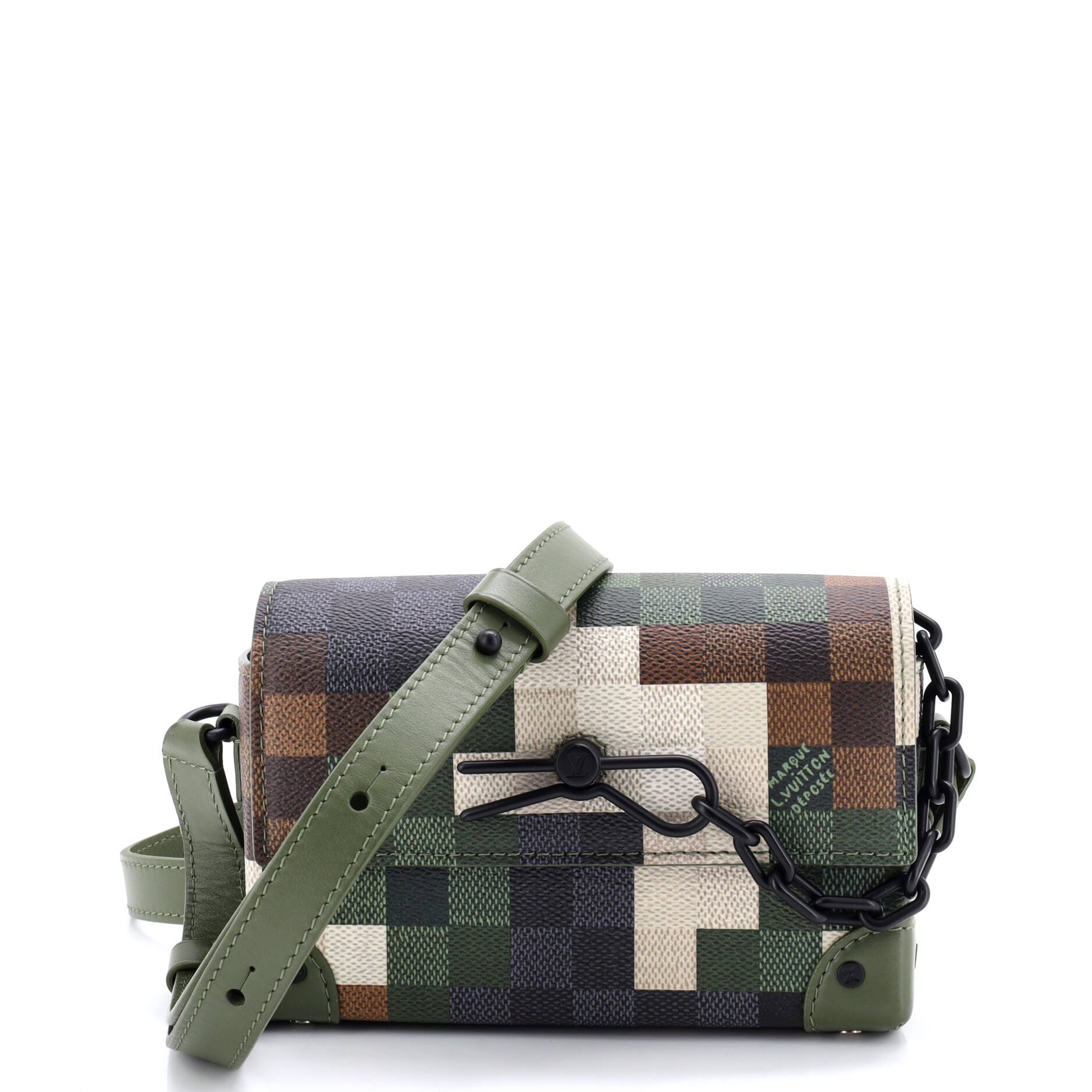 Louis Vuitton Steamer Wearable Wallet Damoflage Canvas