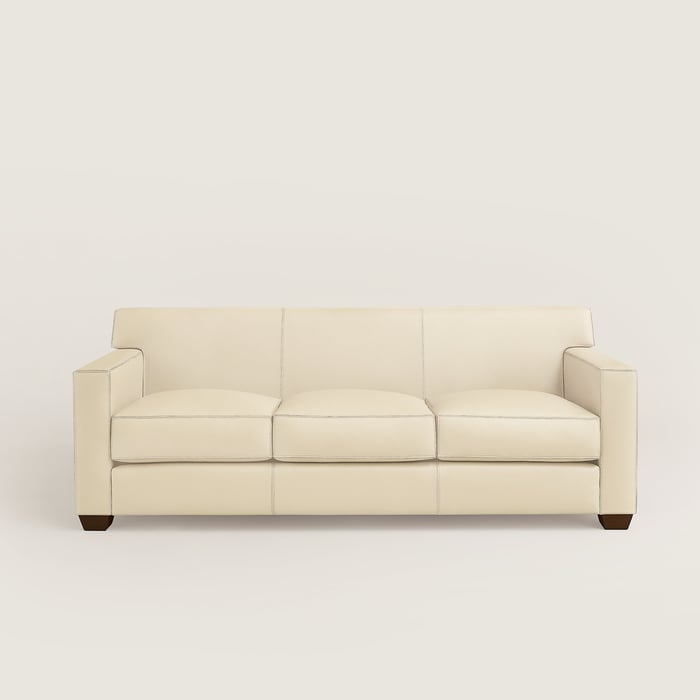Ivoire Reeditions J.-m. Frank Par Hermès Comfortable 3-seater Sofa