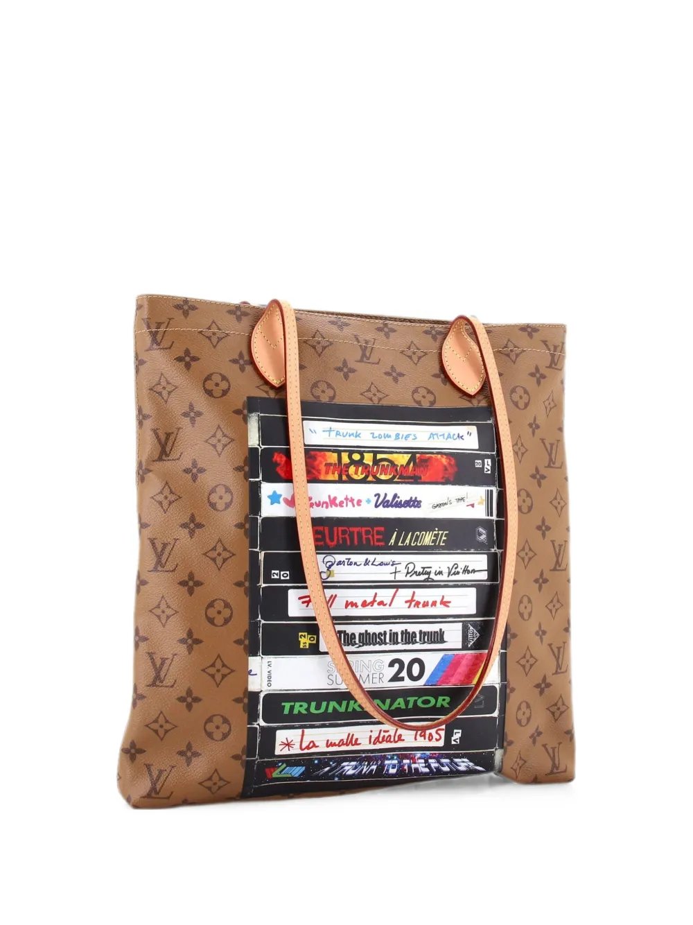 Carry It Limited Edition Video Tape Reverse Monogram Canvas tote bag