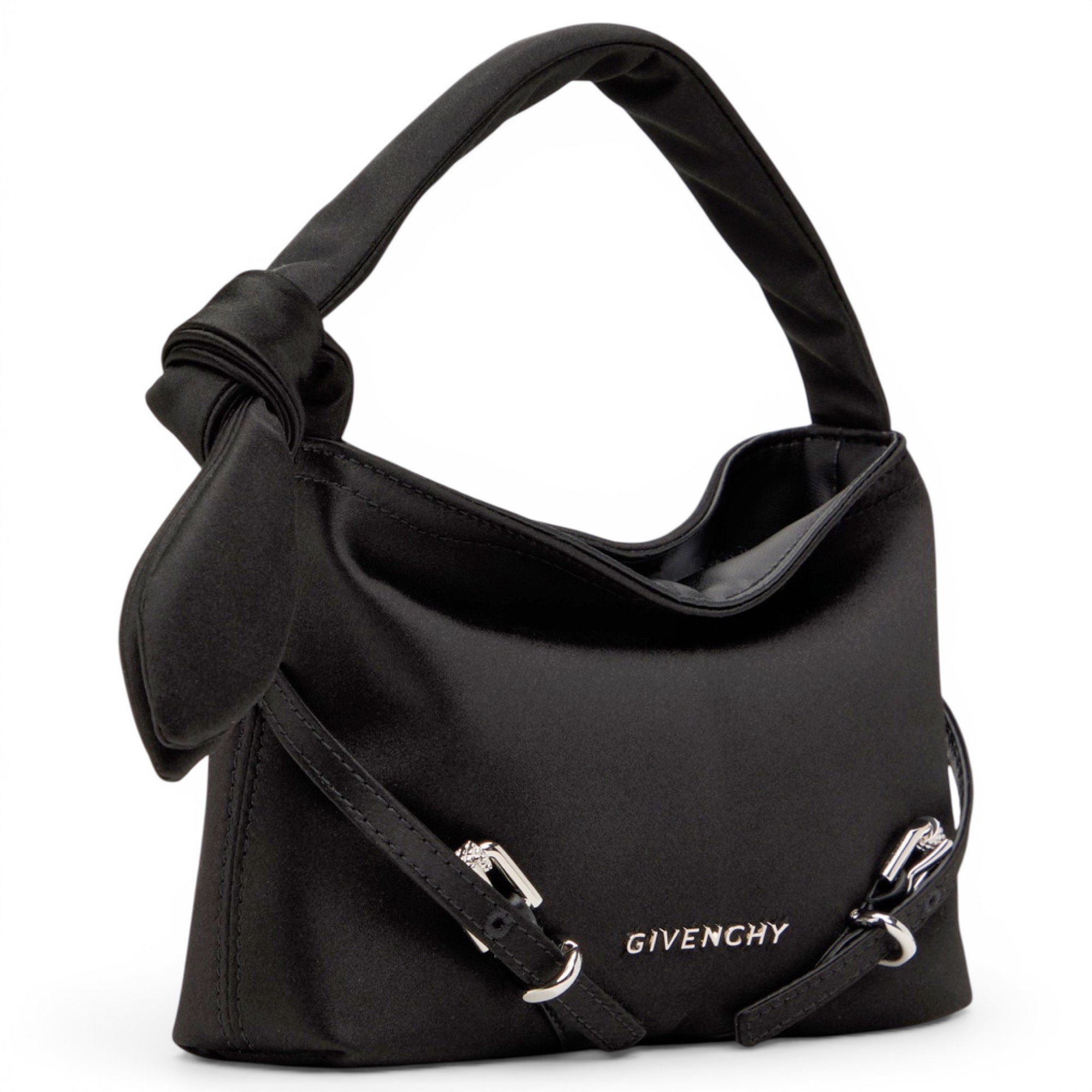 Moon Cut Out silk mini bag