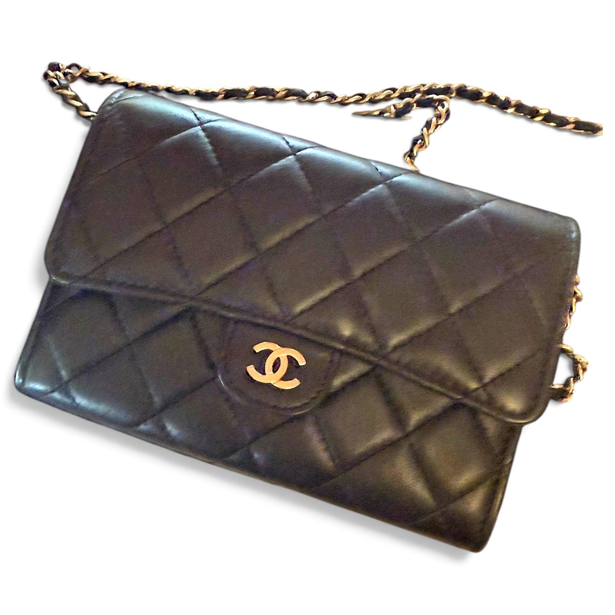 Wallet On Chain Timeless/Classique leather crossbody bag