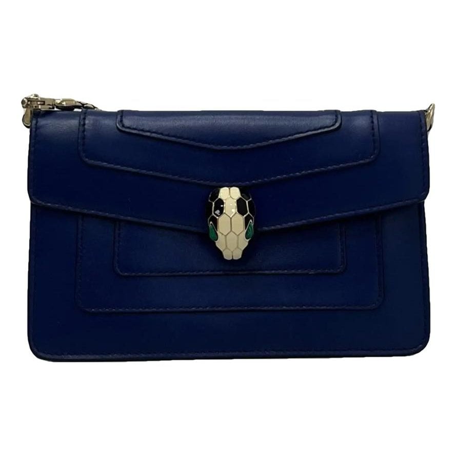 Serpenti leather handbag