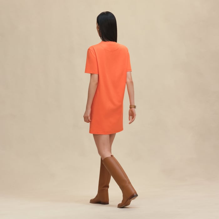 Orange Pop "Mors a Jouets" T-shirt Dress