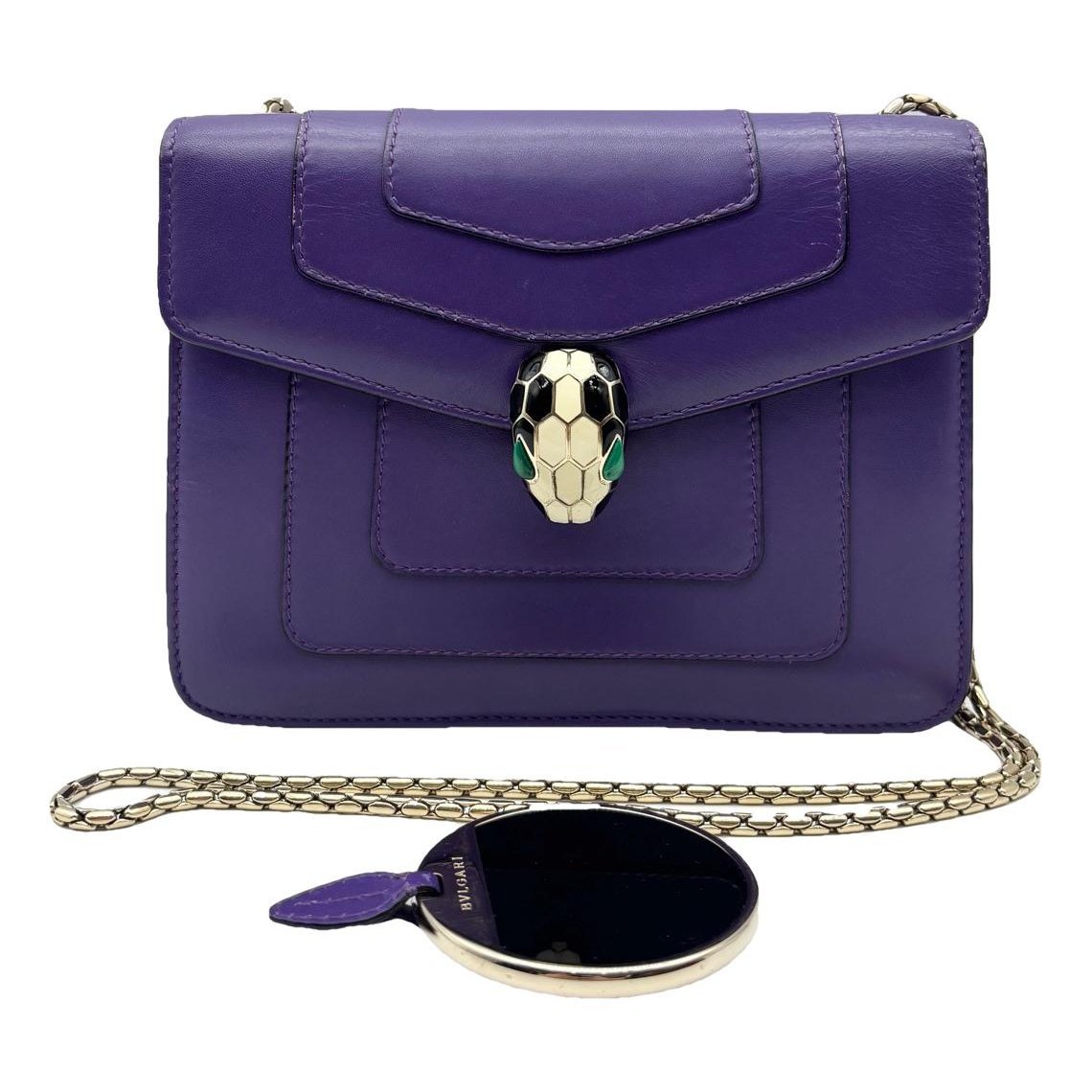 Serpenti leather crossbody bag