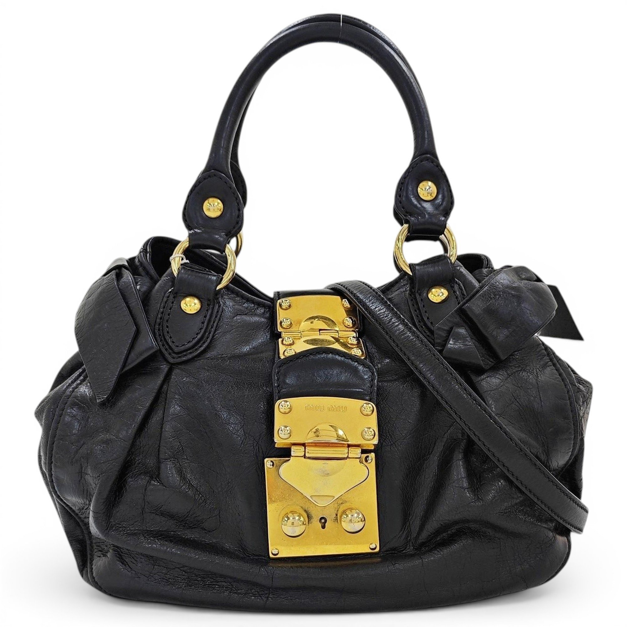 Leather handbag