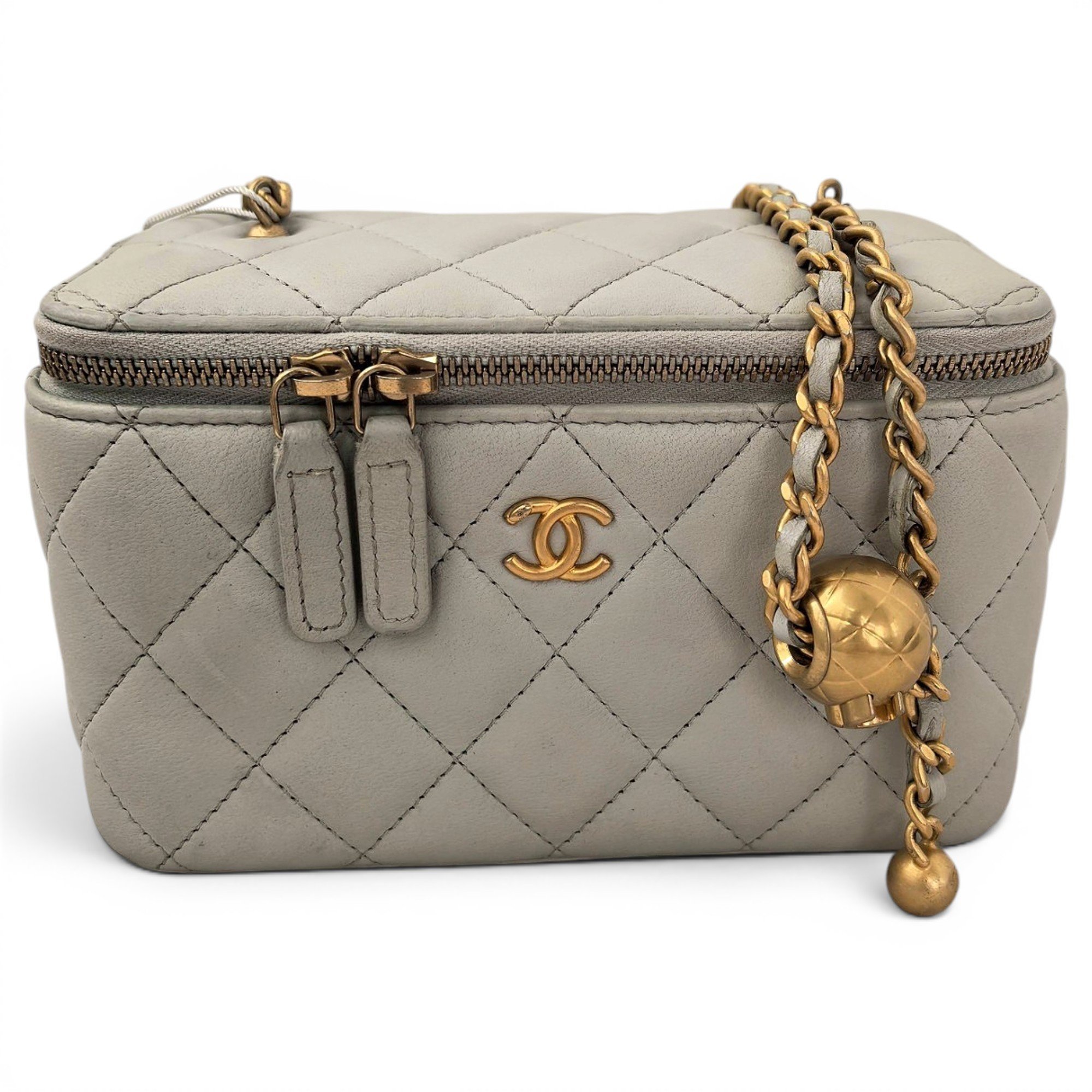 Trendy CC Vanity leather handbag