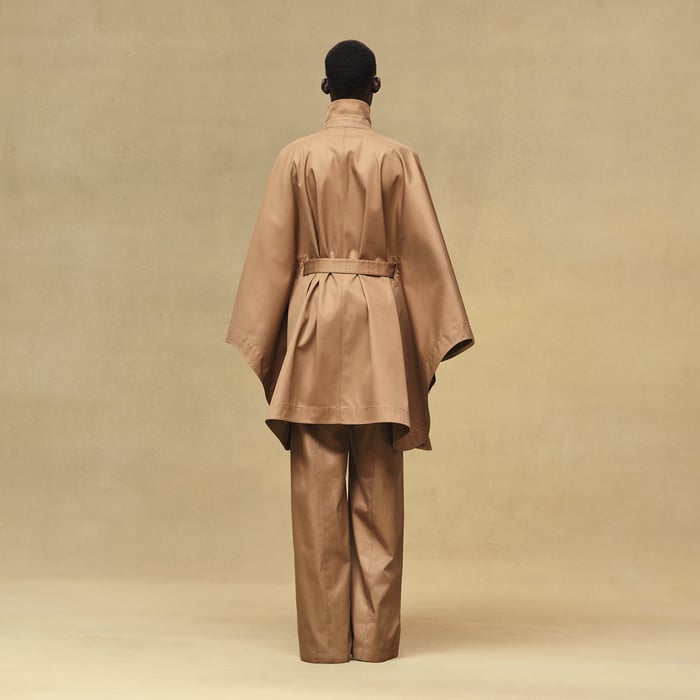 Brun Mahogany Cape Coat
