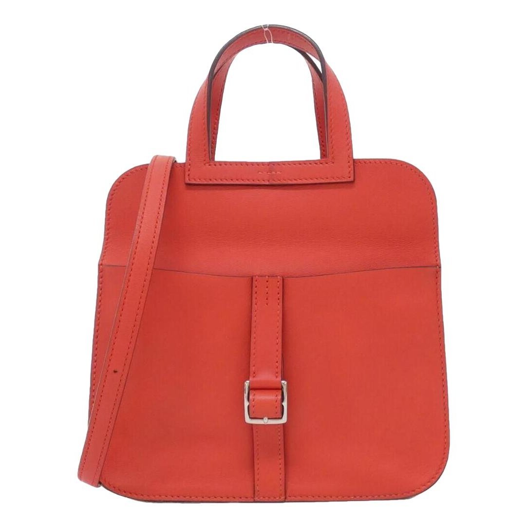 Halzan leather handbag