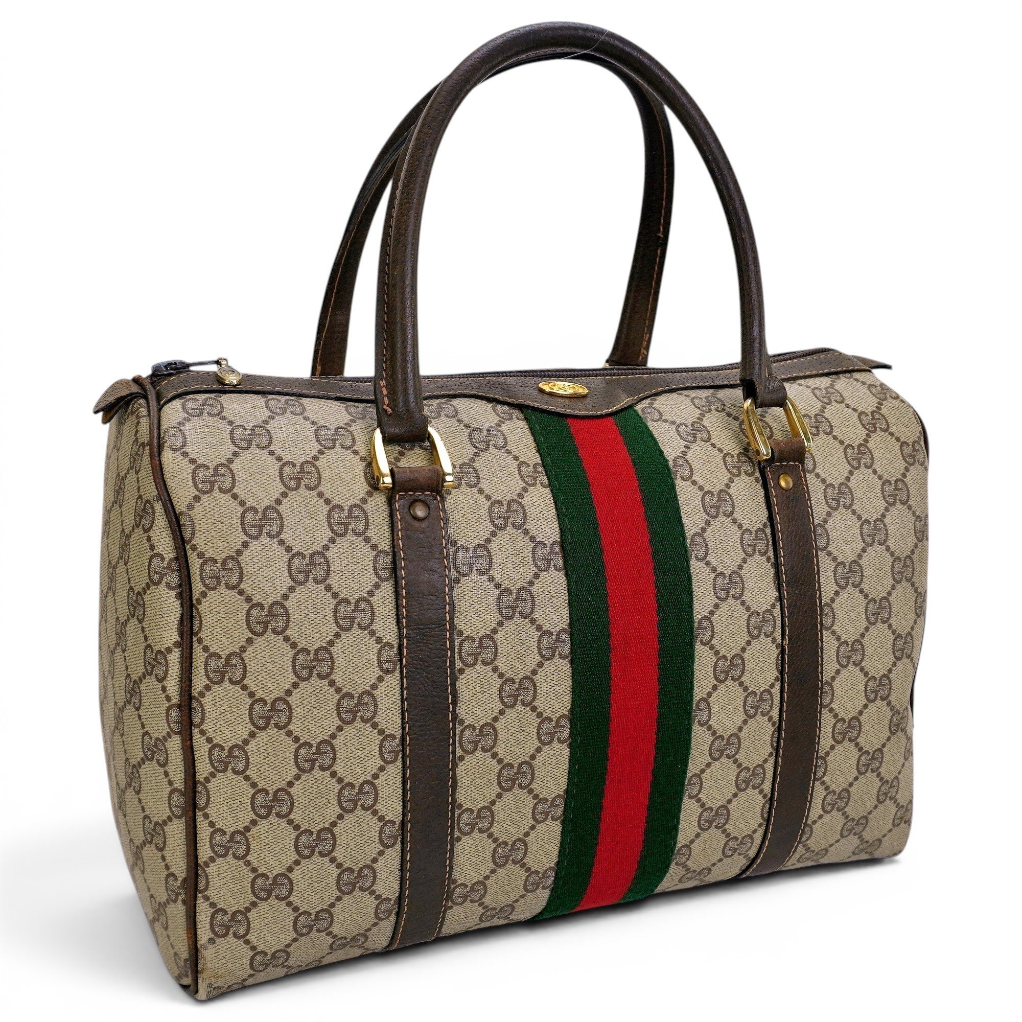 Gucci Ophidia Boston leather tote