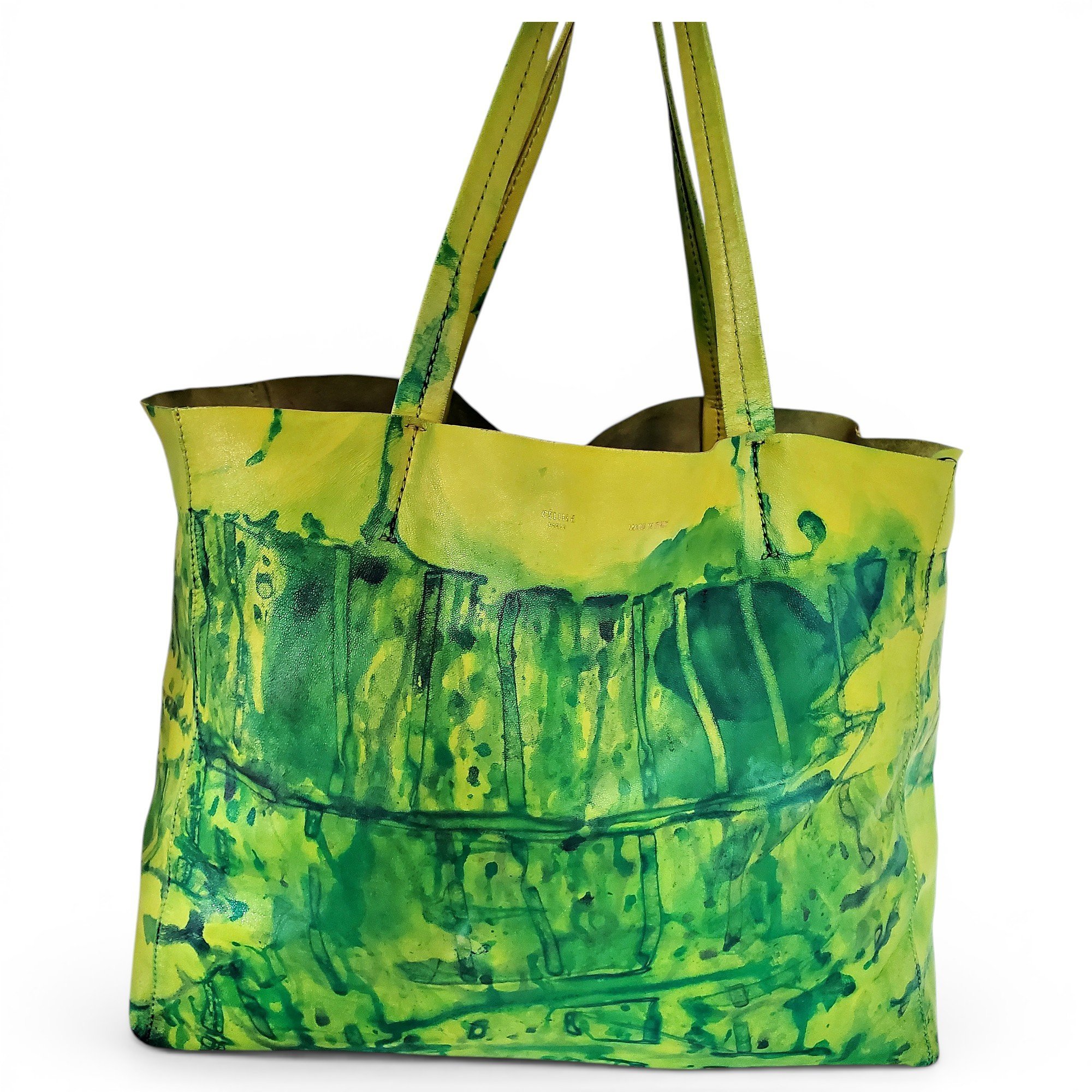 Cabas leather tote