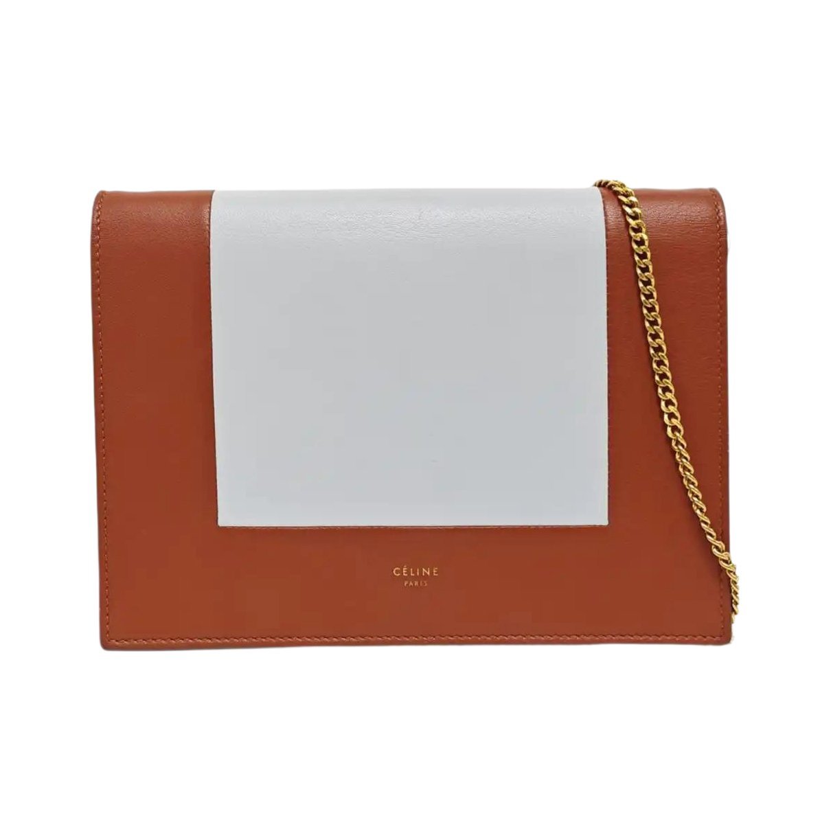 Frame leather crossbody bag