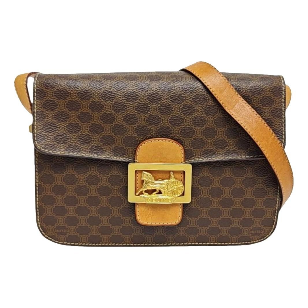 Triomphe cloth crossbody bag