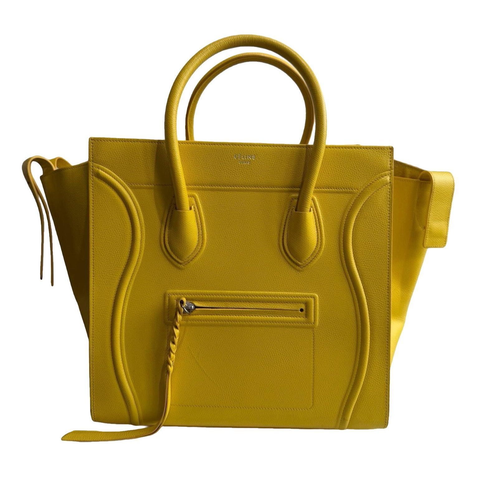 Celine Luggage Phantom leather handbag